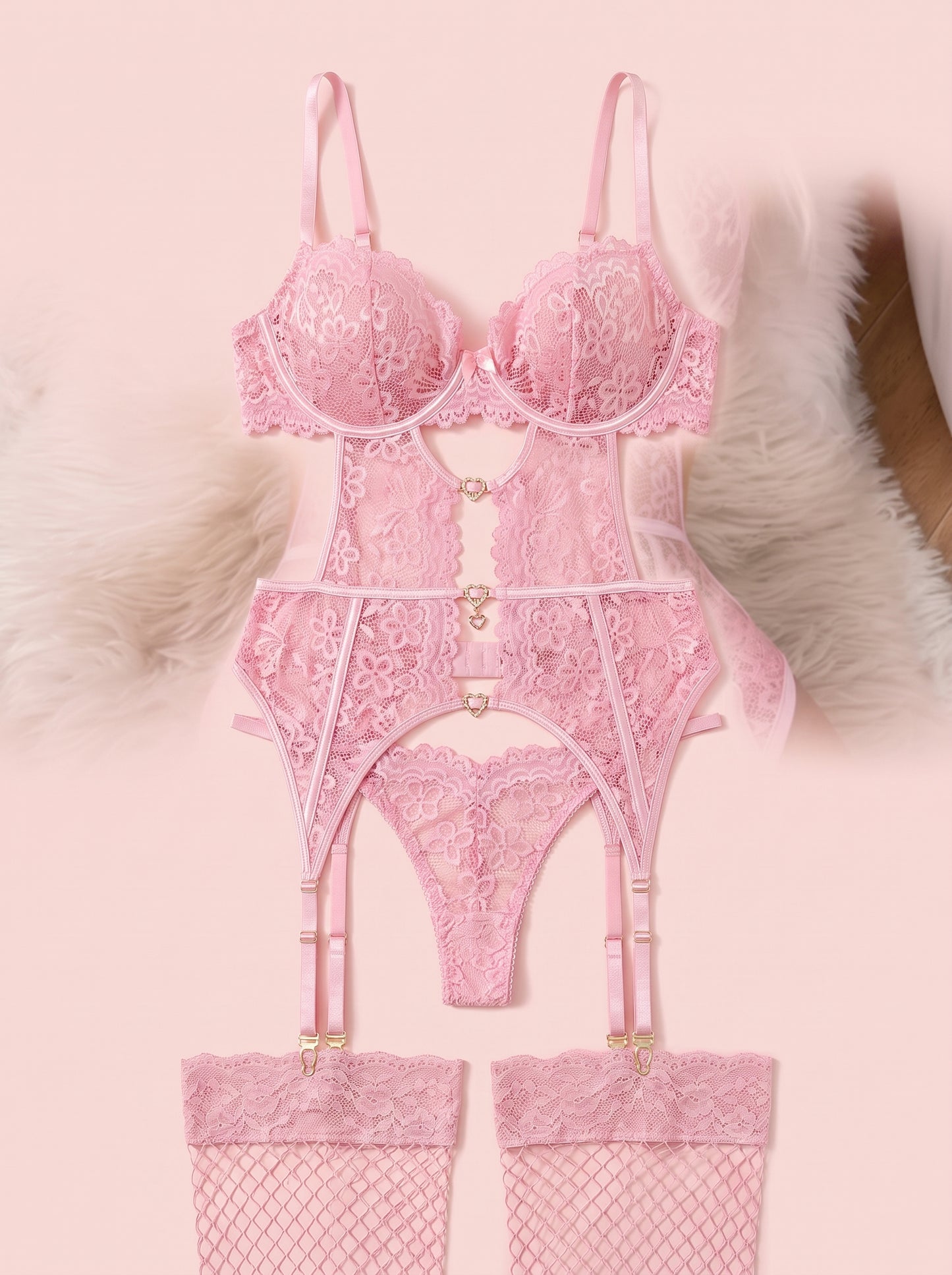 The Duchess Bustier Garter Set