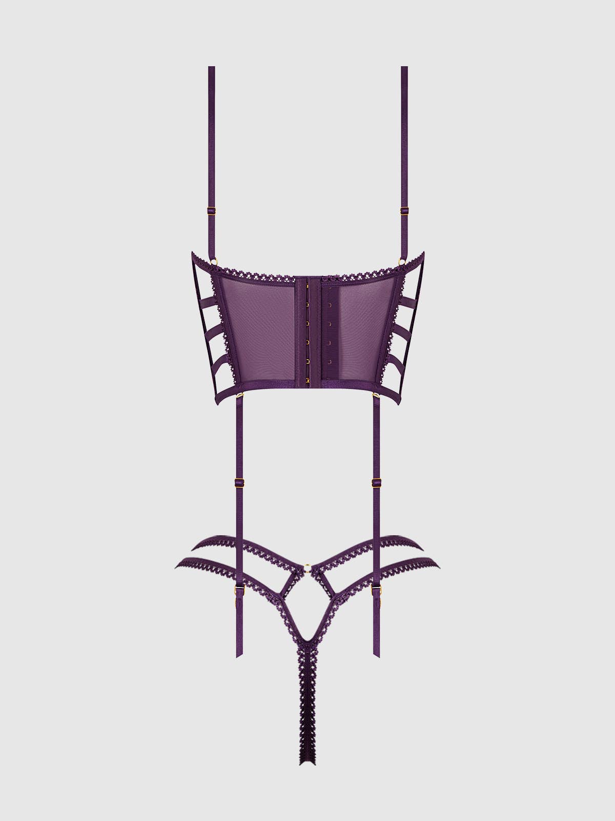 The Sovereign Strappy Lace Bustier Set