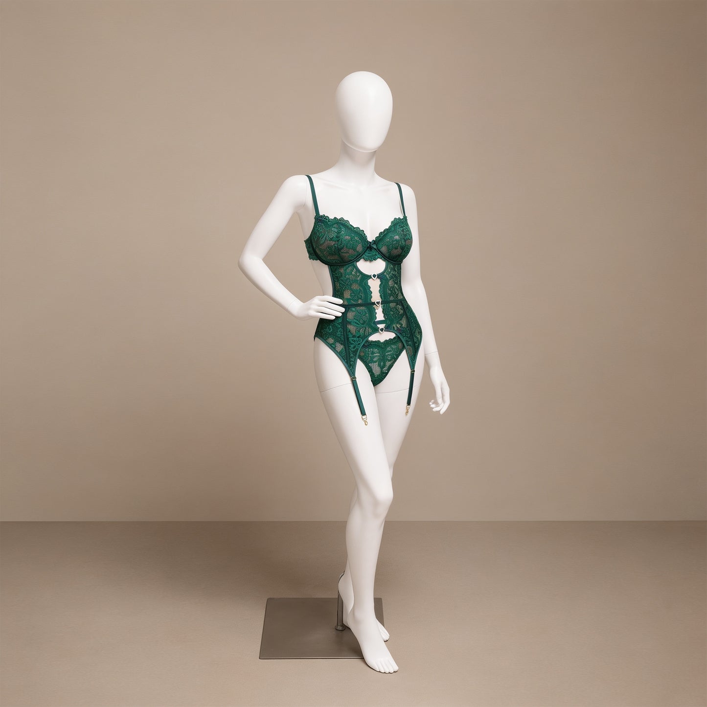 The Duchess Bustier Garter Set
